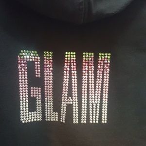 Christine Alexander GLAM Bling Zip Hoodie